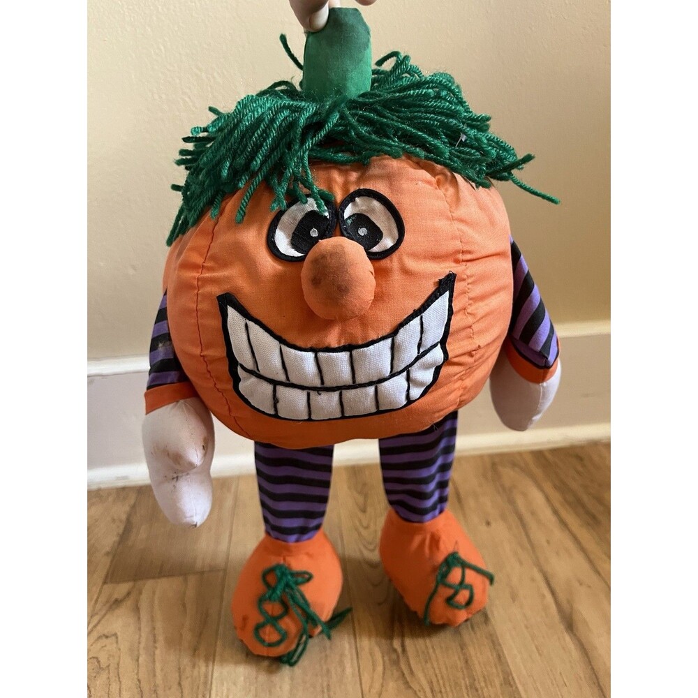 Vintage Halloween Joelson Pumpkin Puff A Lump Style *NO Sound* Shelf Sitter